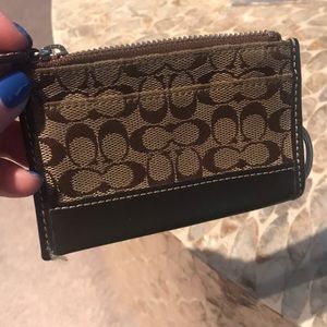 Coach cardholder key chain